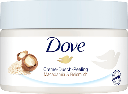 Dove Bodyscrub Macadamia & Rijstmelk, 225 ml – afbeelding 2