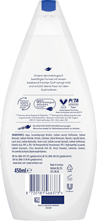 Dove douchegel Cremig Zacht, 450 ml – afbeelding 2