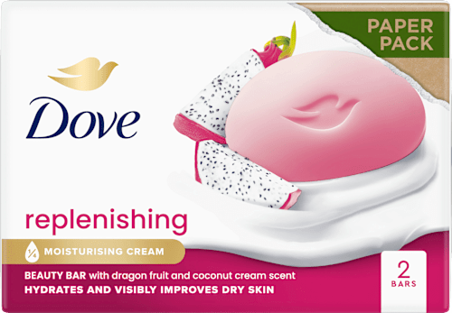 Dove Zeepbar Drakenvrucht, 2 x 90 g
