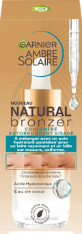 Garnier Ambre Solaire Zelfbruiner Concentraat Gezicht Natural Bronzer