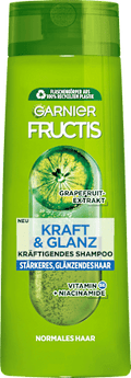 Garnier Fructis Shampoo Kraft & Glans, 400 ml