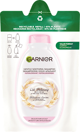 Garnier Shampoo Haver Navulverpakking, 250 ml