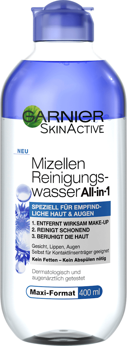 Garnier Skin Active Micellair Water Gevoelige Huid & Ogen All-in-1, 400 ml