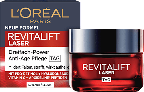 L'Oréal Paris L Oreal Paris Revitalift gezichtscrème Anti Aging Laser met Pro Retinol Hyaluronsaeure en Vitamine C