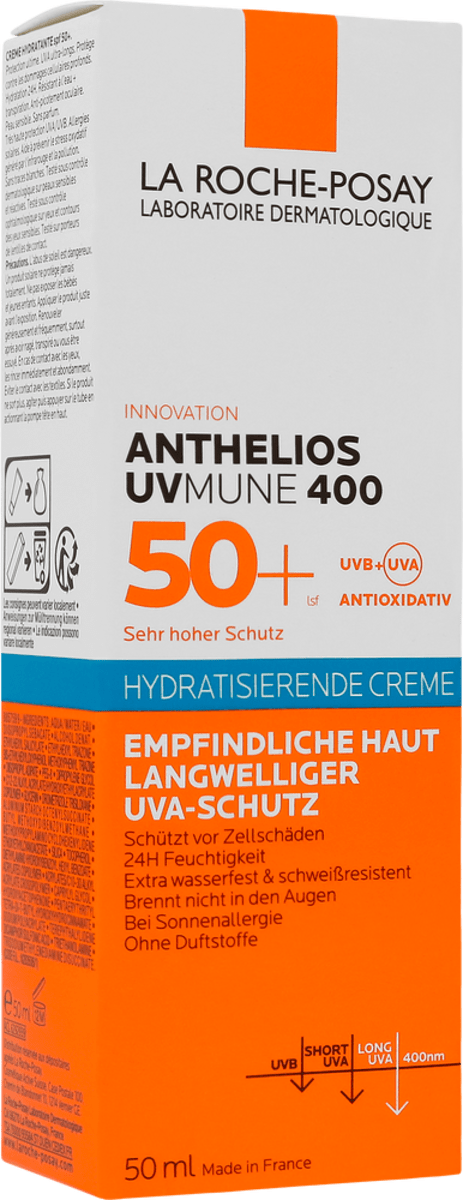 La Roche-Posay Anthelios UVMUNE 400 hydraterende crème SPF 50+, 50 ml