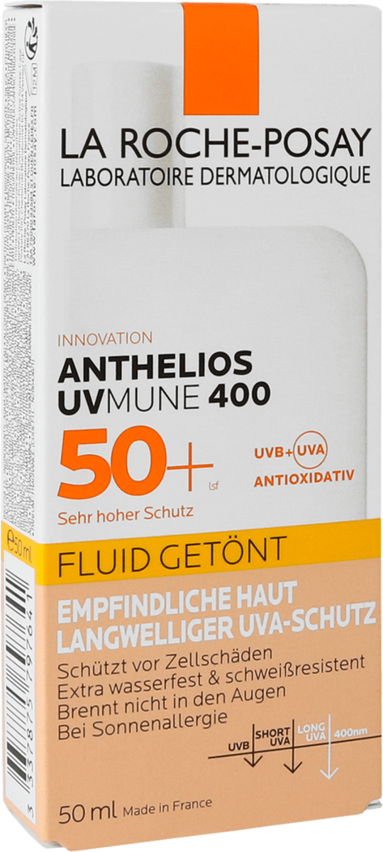La Roche-Posay Anthelios UVMUNE 400 Invisible Fluid getint SPF 50, 50 ml