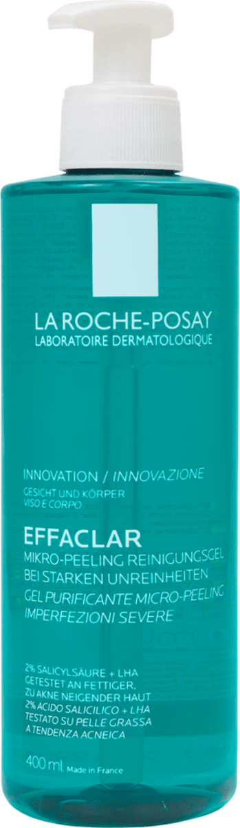 La Roche-Posay Effaclar micro-peeling reinigingsgel, 400 ml