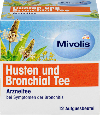 Mivolis Arzneitee Husten en Bronchial Tee 12 Beutel