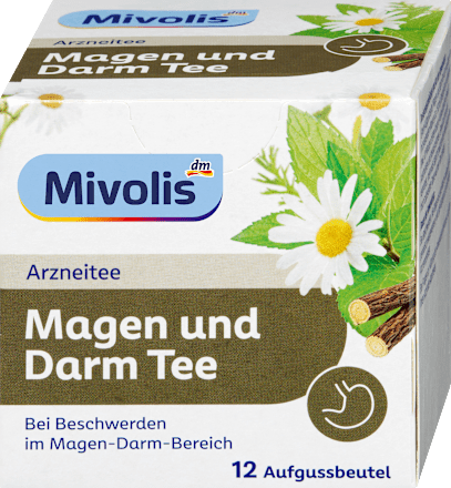 Mivolis Arzneitee Magen en Darm Tee 12 Beutel – afbeelding 2