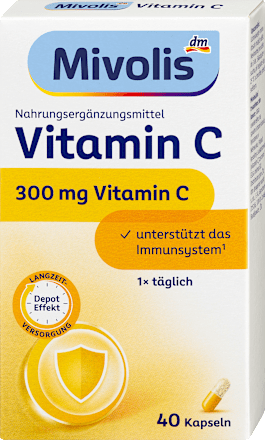Vitamine C Depot Capsules, 40 capsules, 22 g – Mivolis