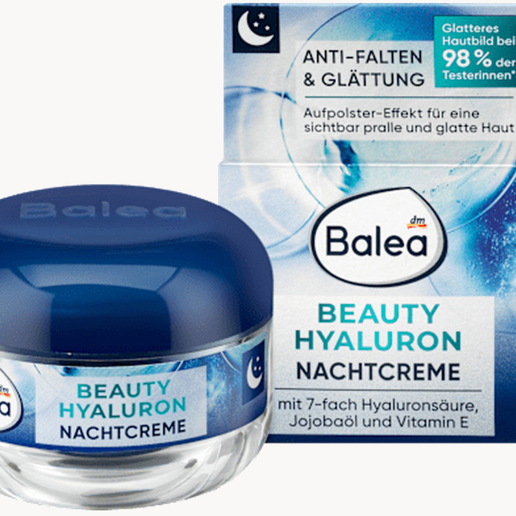 Balea Nachtcrème Anti-Rimpel Beauty Hyaluron, 50 ml
