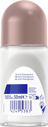 Nivea Antitranspirant Deo Roll On Derma Control Clinical Trockenes Hautgefuehl – afbeelding 2
