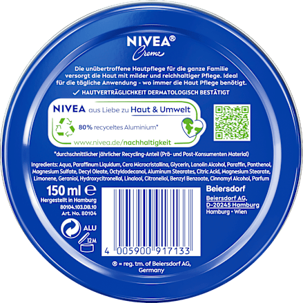 Nivea Crème in Der Dose