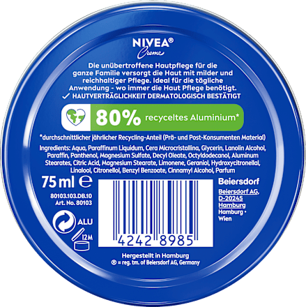 Nivea Crème in Der Dose