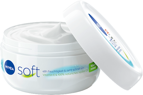 Nivea Feuchtigkeitscreme Soft Im Tiegel – afbeelding 2
