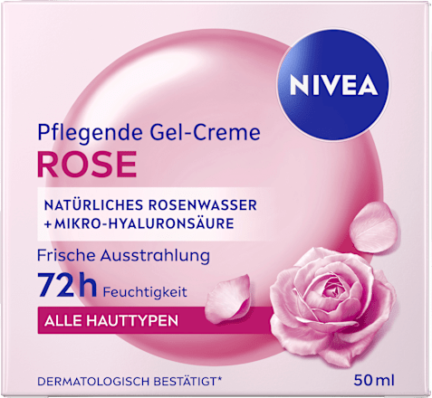 Nivea gezichtscrème Gel Crème Rose Pflegend – afbeelding 2