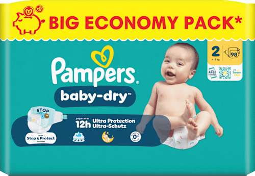 Pampers Baby Dry Windeln Gr 2 4 8 Kg Big Pack