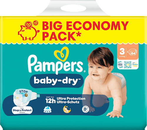 Pampers Baby Dry Windeln Gr 3 6 10 Kg Big Pack