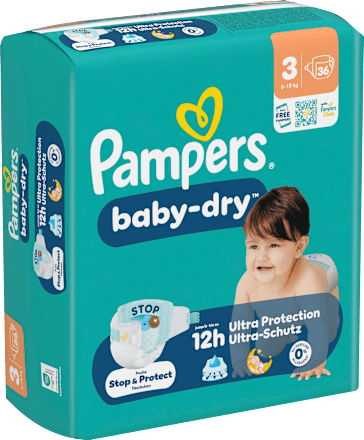 Pampers Baby Dry Windeln Gr 3 6 10 Kg – afbeelding 2