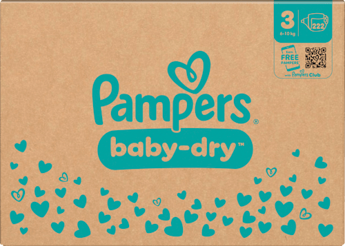 Pampers Baby Dry Windeln Gr 3 Midi 6 10 Kg Monatsbox – afbeelding 2