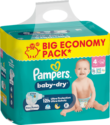 Pampers Baby Dry Windeln Gr 4 9 14 Kg Big Pack – afbeelding 2