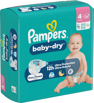 Pampers Baby Dry Windeln Gr 4 9 14 Kg – afbeelding 2