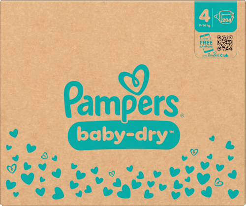 Pampers Baby Dry Windeln Gr 4 Maxi 9 14 Kg Monatsbox – afbeelding 2