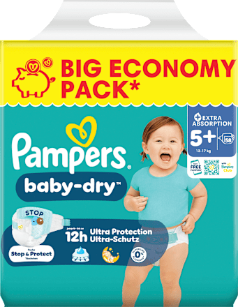 Pampers Baby Dry Windeln Gr 5 12 17 Kg Big Pack