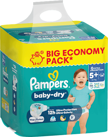 Pampers Baby Dry Windeln Gr 5 12 17 Kg Big Pack – afbeelding 2