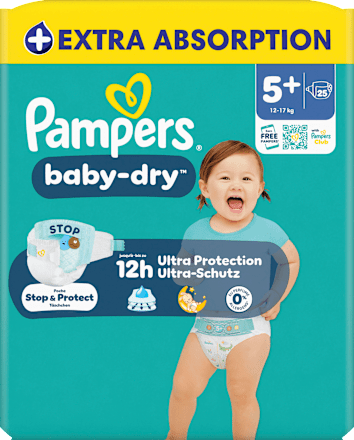 Pampers Baby Dry Windeln Gr 5 12 17 Kg