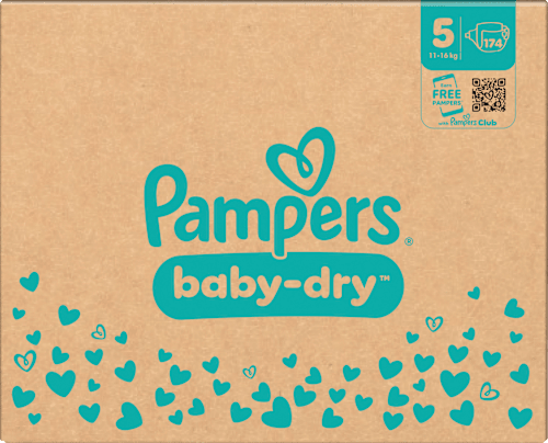Pampers Baby Dry Windeln Gr 5 Junior 11 16 Kg Monatsbox – afbeelding 2