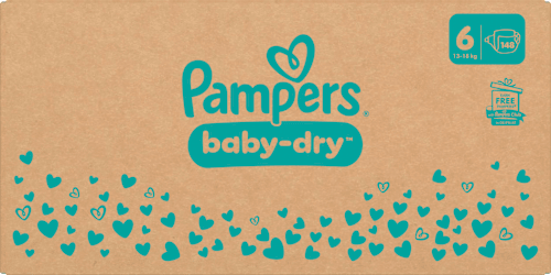 Pampers Baby Dry Windeln Gr 6 Extra Large 13 18 Kg Monatsbox – afbeelding 2