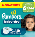 Pampers Baby Dry Windeln Gr 6 Extra Large 14 19 Kg Monatsbox