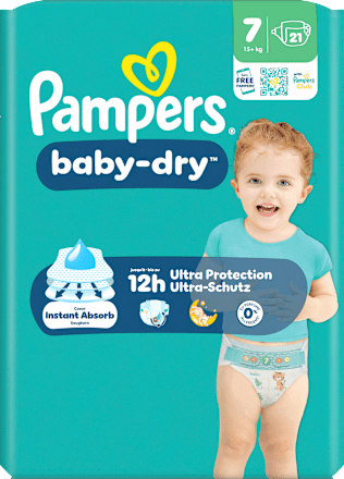 Pampers Baby Dry Windeln Gr 7 Xl 15 Kg