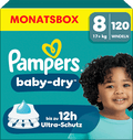 Pampers Baby Dry Windeln Gr 8 Extra Large 17 Kg Monatsbox