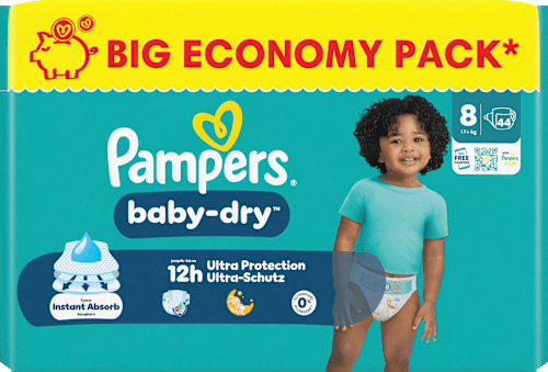 Pampers Baby Dry Windeln Gr 8 Xl 17 Kg Big Pack