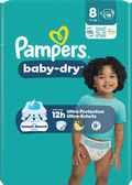 Pampers Baby Dry Windeln Gr 8 Xl 17 Kg
