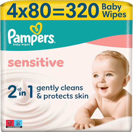 Pampers Feuchttuecher Sensitive 4x80 st