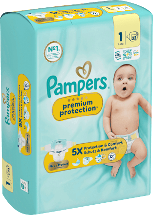 Pampers Premium Protection Windeln Gr 1 2 5 Kg – afbeelding 2