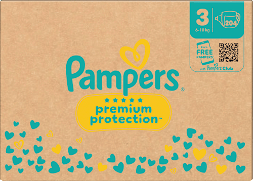 Pampers Premium Protection Windeln Gr 3 Midi 6 10 Kg Monatsbox – afbeelding 2