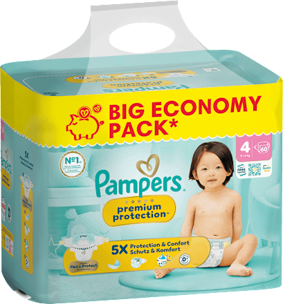 Pampers Premium Protection Luiers Gr 4 9 14 Kg Big Pack – afbeelding 2