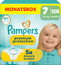Pampers Premium Protection Windeln Gr 7 Extra Large 15 Kg Monatsbox