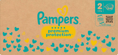 Pampers Premium Protection Windeln New Baby Gr 2 Mini 4 8 Kg Monatsbox – afbeelding 2
