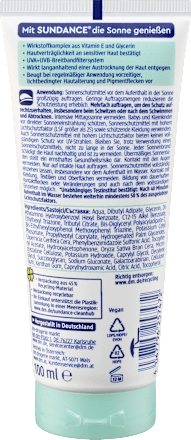 Sundance zonnebrandcrème sensitiv LSF 50, 100 ml – afbeelding 2