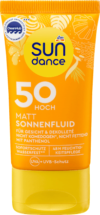Sundance Zonnebrandfluid Gezicht, Matterend SPF 50, 50 ml