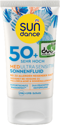 Sundance Zonnebrandfluid Gezicht Med Ultra Gevoelig SPF 50