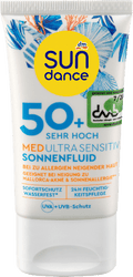 Sundance Zonnebrandfluid Gezicht Med Ultra Gevoelig SPF 50