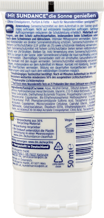 Sundance Zonnebrandfluid Gezicht Med Ultra Gevoelig SPF 50 – afbeelding 2