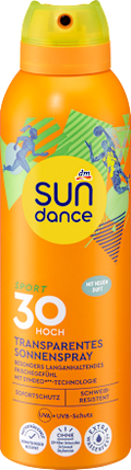 Sundance Zonnebrandspray Sport Transparent, SPF 30, 200 ml