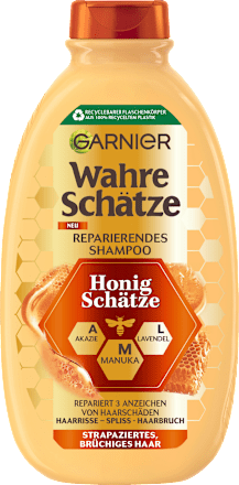 Garnier Wahre Schätze Shampoo Honing Schätze, 400 ml